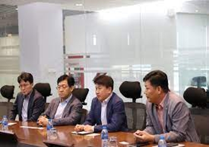 CMC Soft tiếp đoàn đại diện SAMSUNG SDS