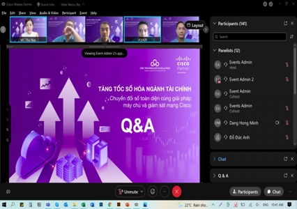Tăng tốc số hoá ngành tài chính với bộ giải pháp từ Cisco và CMC TS