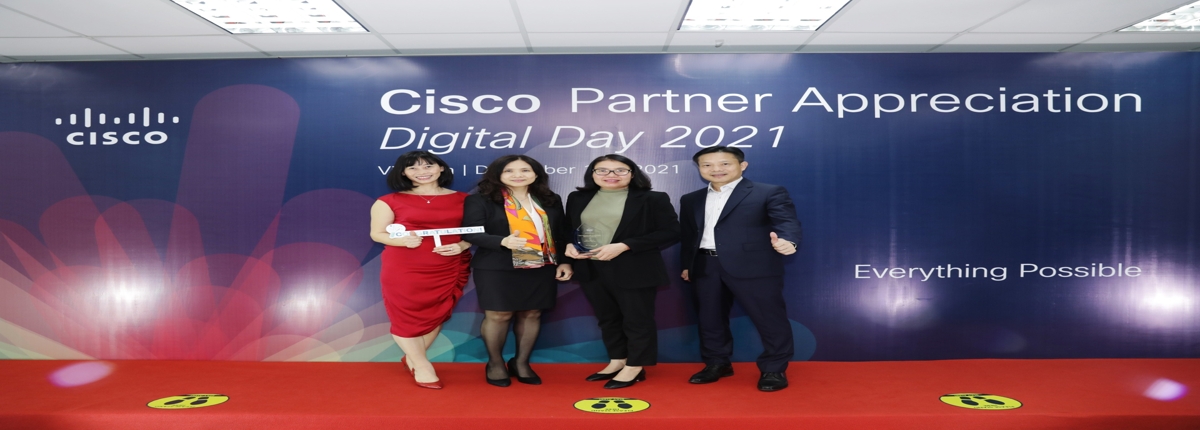 CMC TS được vinh danh là Top đối tác 2T năm 2021 của Cisco Việt Nam