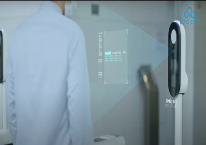 [Made by CMC] Máy check in thế hệ mới CIVAMS: Con mắt thông minh nhận diện khuôn mặt đeo khẩu trang