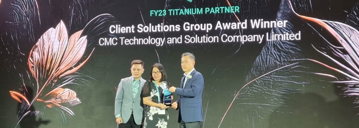 CMC TS chiến thắng giải Client Solutions Group FY23 thị trường Châu Á của Dell Technologies