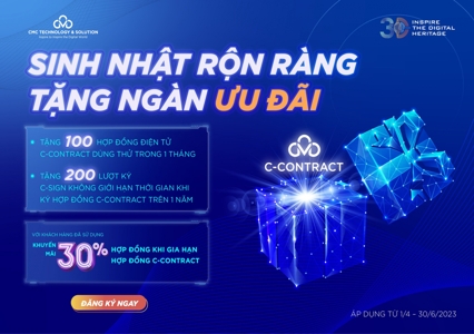 Joyful Birthday - Giving Thousands of Benefits: C-Contract, C-Sign