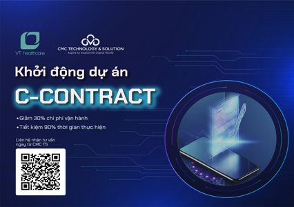 CMC TS and Viet Tien Healthcare Company Limited have initiated the C-Contract Electronic Contract project
