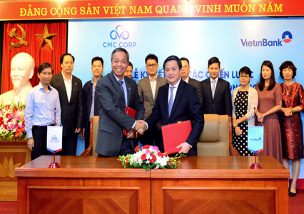 VietinBank hợp tác chiến lược với Tập đoàn Công nghệ CMC