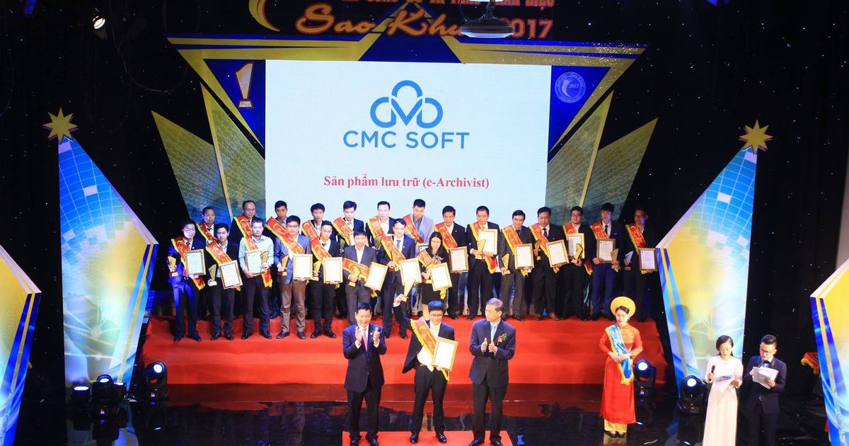 CMC Soft vinh dự nhận danh hiệu Sao Khuê 2017