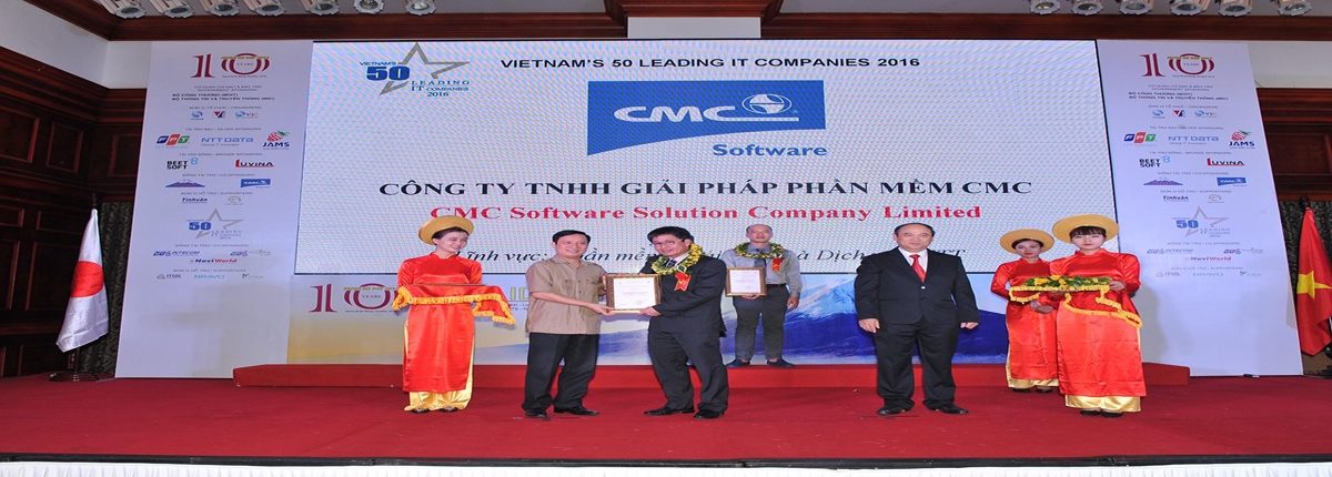 CMC Software lọt top 50 Doanh nghiệp CNTT hàng đầu Việt Nam