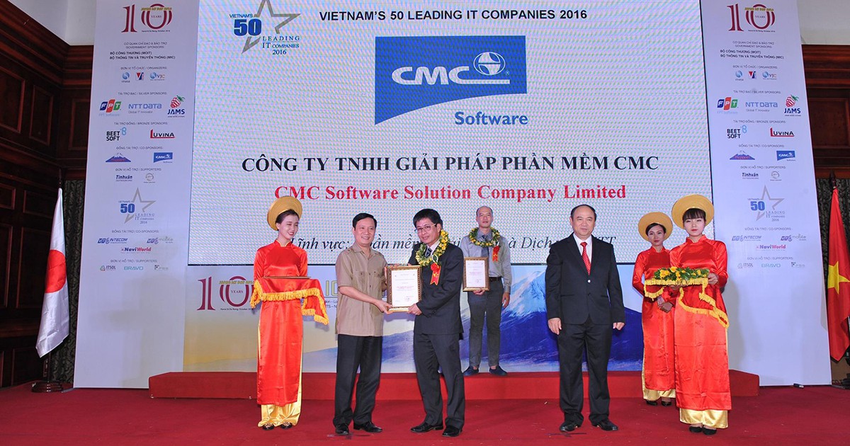 CMC Software lọt top 50 Doanh nghiệp CNTT hàng đầu Việt Nam