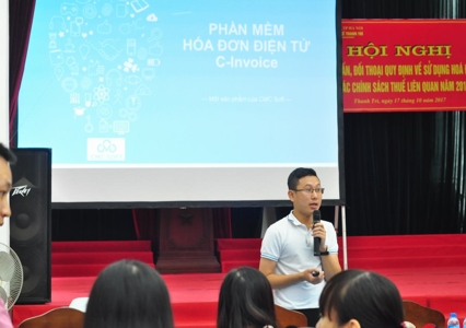 CMC SOFT tham dự Hội nghị tập huấn, đối thoại quy định về sử dụng hóa đơn và các chính sách thuế liên quan năm 2017