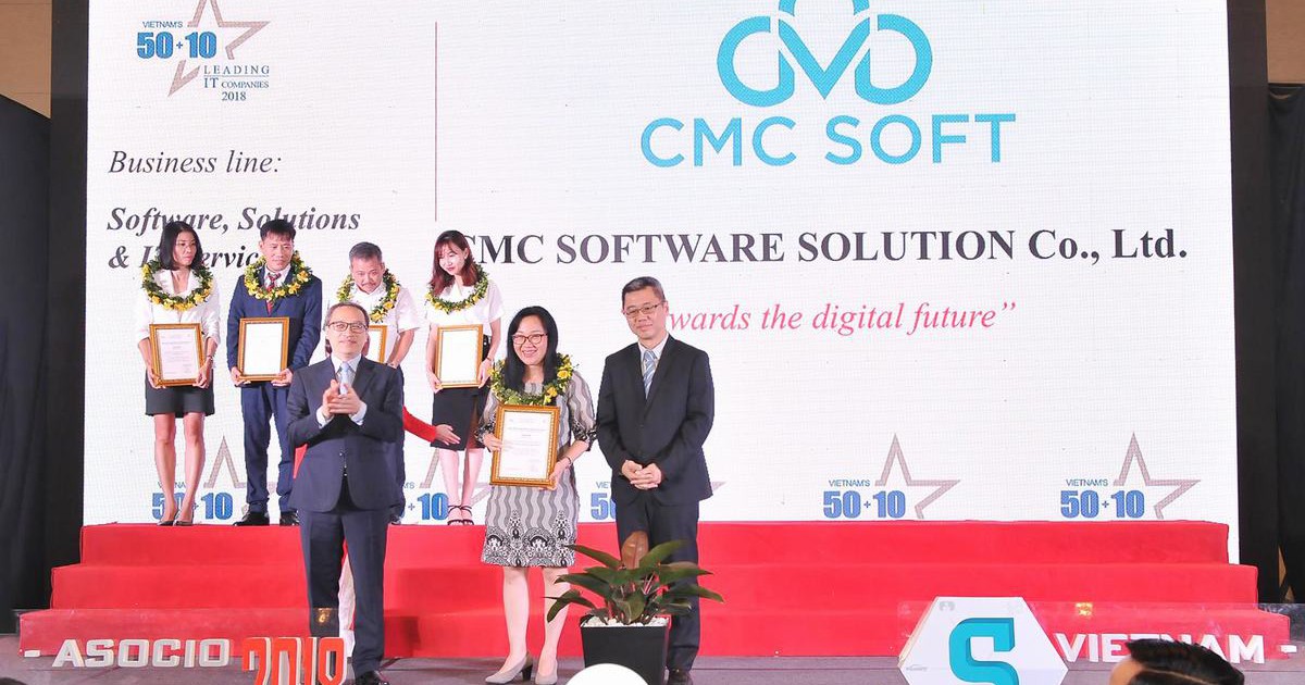 CMC SOFT được vinh danh trong TOP 50 Doanh nghiệp CNTT hàng đầu Việt ...