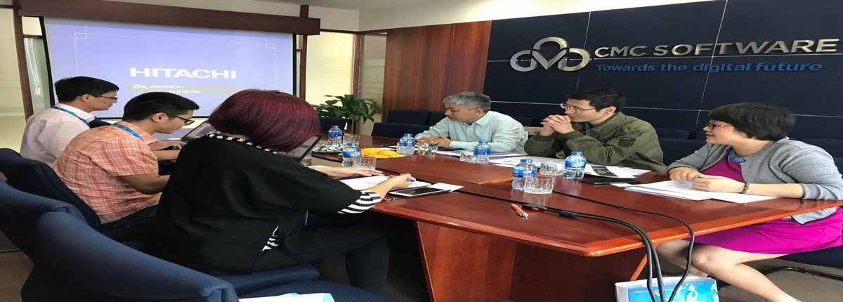 CMC SOFT tiếp đón đoàn thẩm định Sao Khuê 2018